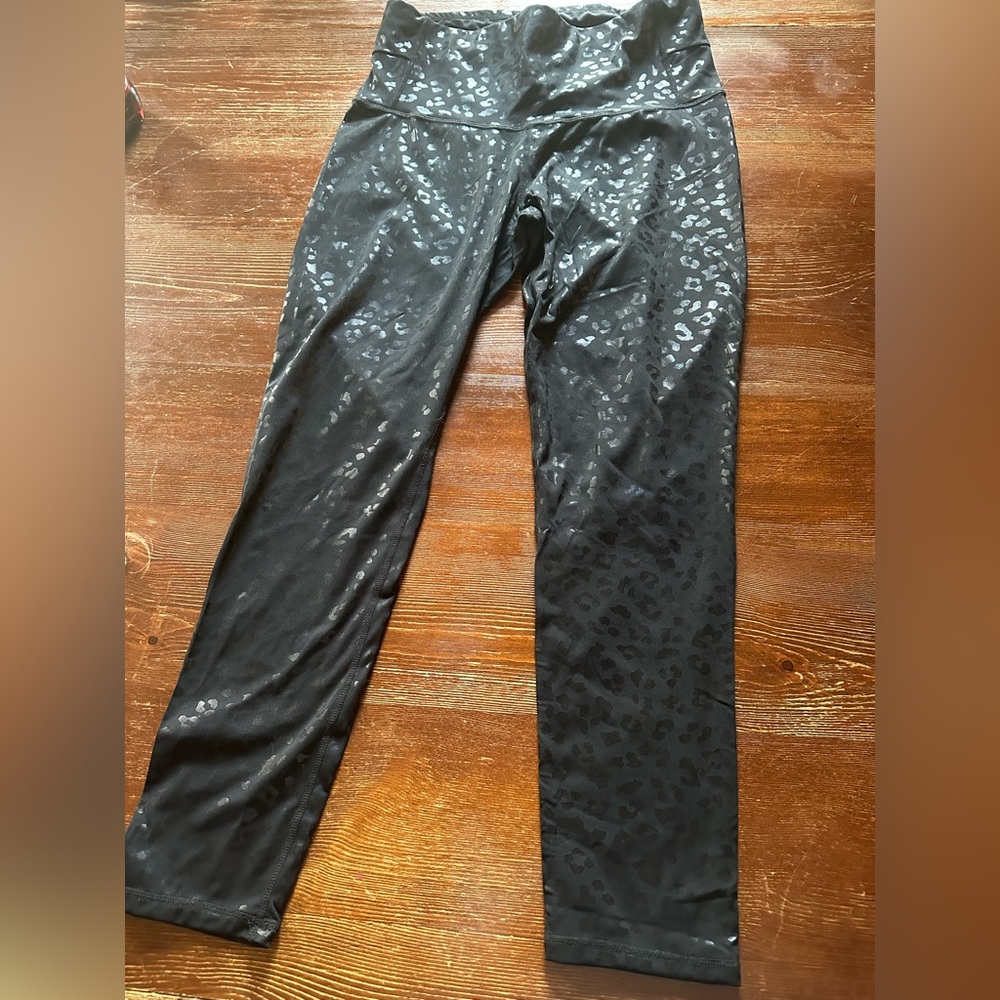 Size large leopard leggings